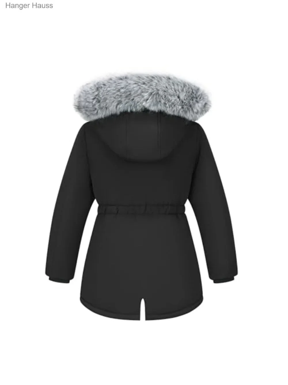 Girls Long Waterproof Winter Parka Fleece Puffer Coat